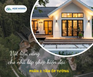 Vật liệu vàng - Tấm ốp nhựa giả gỗ